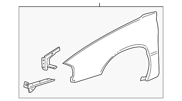 89025177 Деталь FENDER, LEFT