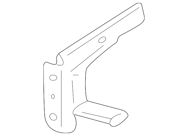 10288607 Деталь FENDER FRONT BRACKET, LEFT