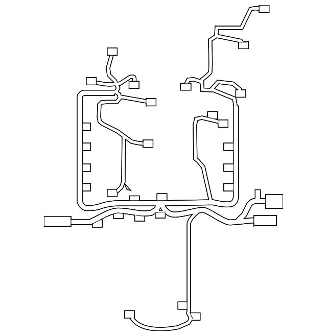 AJ811589 Деталь ENGINE HARNESS