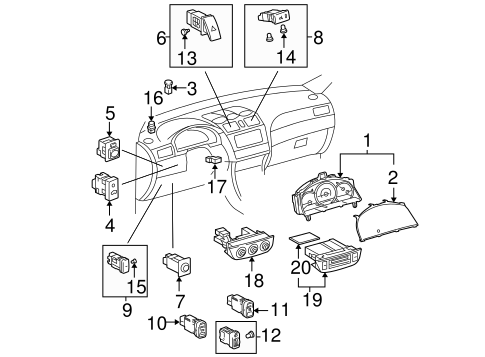 ELECTRICAL/MIRRORS for 2008 Toyota Solara #1