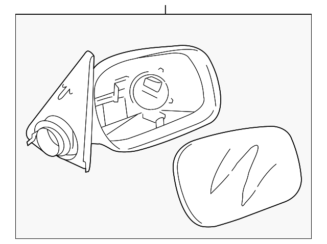 CRB501120PMD Деталь MIRROR ASSY, RIGHT