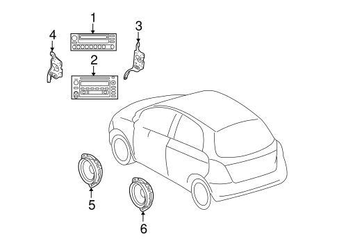 BODY/SOUND SYSTEM for 2009 Toyota Yaris #2