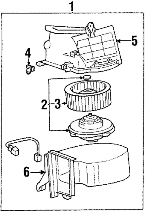 Prizm BLOWER MOTOR & FAN