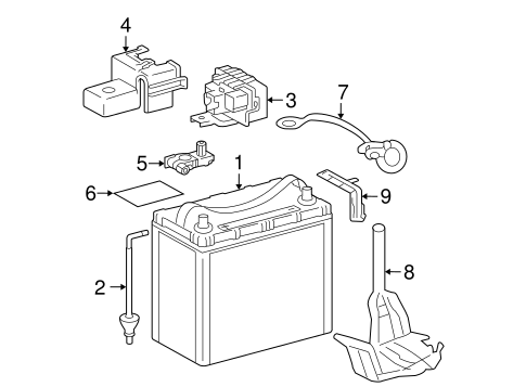 ELECTRICAL/BATTERY for 2006 Toyota Prius #1