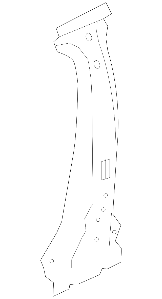 T2H11513 Деталь CENTER PLR REINF, RIGHT