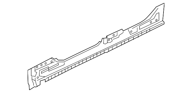 T2H4187 Деталь INNER ROCKER, RIGHT