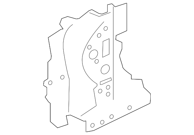 T2H3038 Деталь HINGE PLR REINF, RIGHT