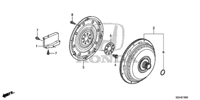 Torque Converter for 2010 Honda Pilot #0