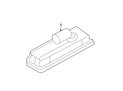 Range Rover Sport LICENSE LAMPS