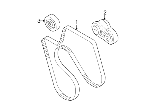 Belts & Pulleys for 2000 GMC Savana 3500 #0