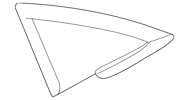 BE8Z-5429710-D Деталь VENT GLASS, RIGHT
