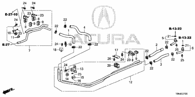 PDU Cooling Pipe for 2018 Acura NSX #0