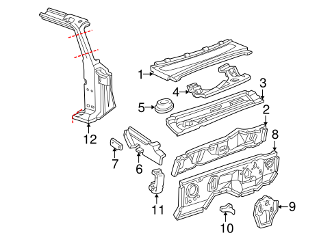 Body/Cowl for 2003 Ford Ranger #1