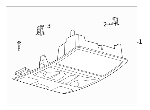 Overhead Console for 2021 Ford Escape #0