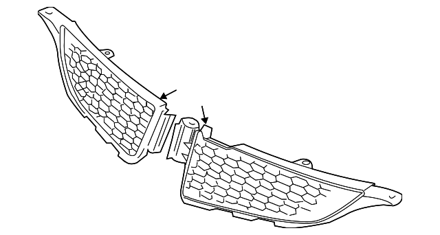 88969806 Деталь UPPER GRILLE, RIGHT