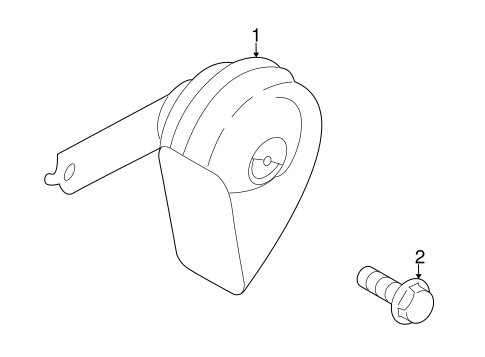 Electrical/Horn for 2013 Ford Transit Connect #1