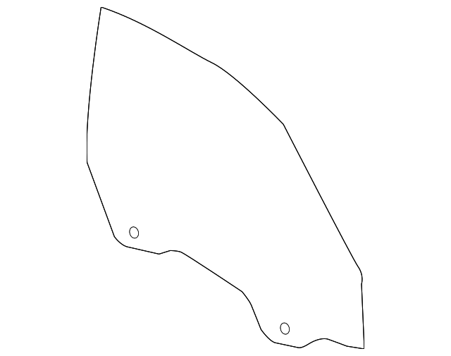 991-542-511-03 DOOR GLASS, LEFT