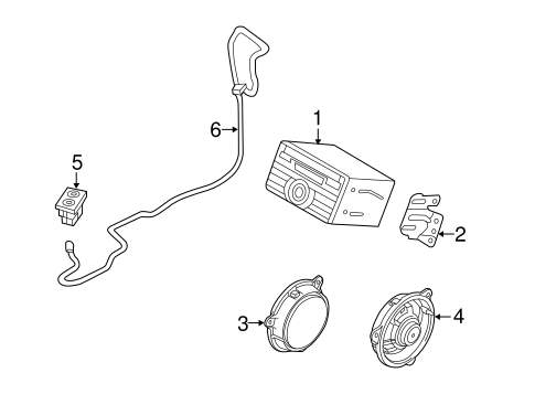 Body/Sound System for 2014 Nissan Versa #1