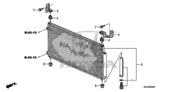 A/C Air Conditioner (Condenser) for 2010 Honda Pilot #0