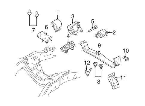 F-250 Super Duty ENGINE & TRANS MOUNTING