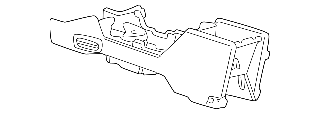 1L2Z78045A36AAC Деталь CONSOLE PANEL
