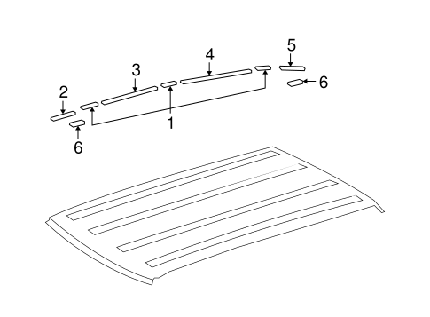 BODY/EXTERIOR TRIM - ROOF for 2010 Toyota FJ Cruiser #2