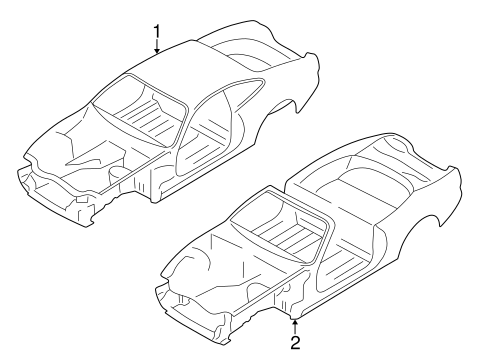 XKR BODY SHELL