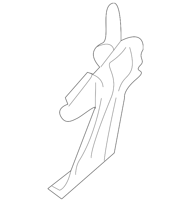 12477647 Деталь LATCH, LEFT
