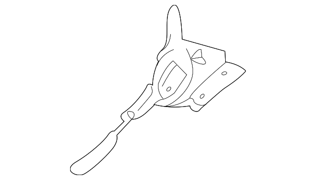 12478940 Деталь LATCH, RIGHT
