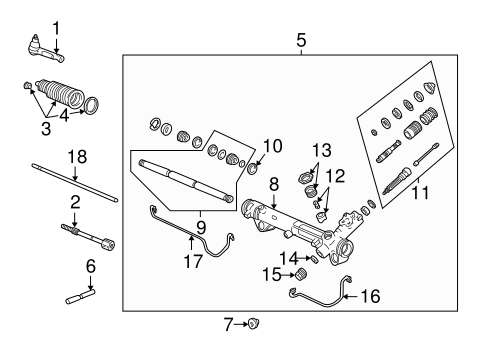 Steering/Steering Gear & Linkage for 2000 Ford Mustang #2