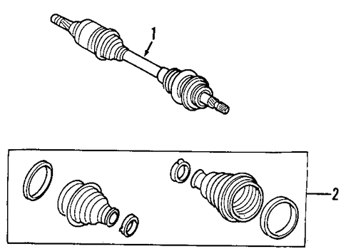 Montego AXLE SHAFTS & JOINTS