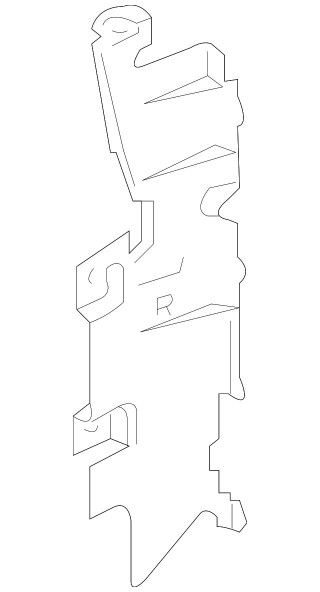 7R3Z-8310-B Деталь SIDE AIR BAFFLE, RIGHT