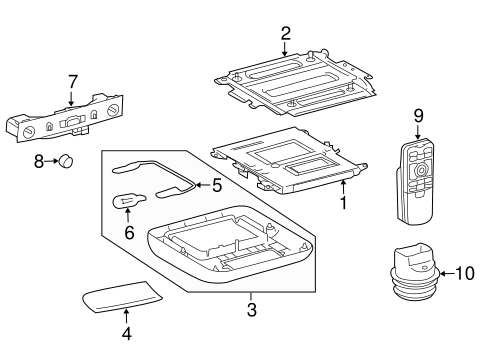 ELECTRICAL/ENTERTAINMENT SYSTEM COMPONENTS for 2014 Toyota Land Cruiser #1