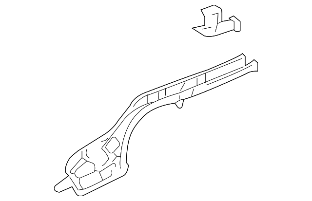 6E5Z-54101A15-AA RAIL ASSY, LEFT