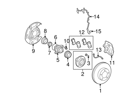 BRAKES/BRAKE COMPONENTS for 2008 Toyota Tundra #2