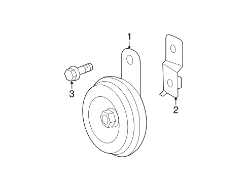 ELECTRICAL/HORN for 2015 Scion iQ #1