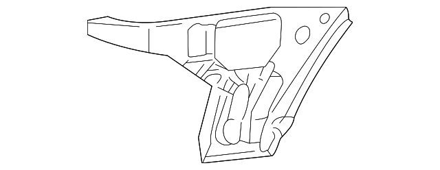 YS4Z-17788-AA Деталь SIDE SUPPORT, RIGHT