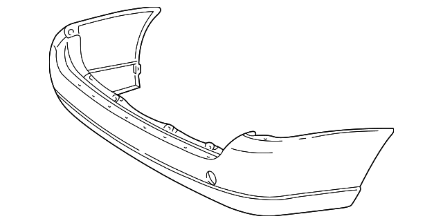 6S4Z-17K835-GAPTM Деталь BUMPER COVER