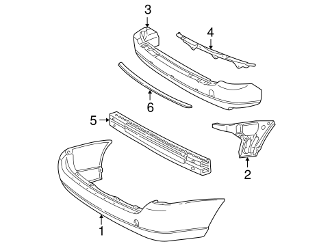 Focus BUMPER & COMPONENTS - REAR