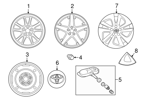FRONT SUSPENSION/COVERS & TRIM for 2016 Toyota Prius #1