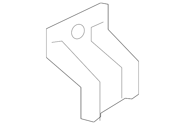 LR025169 Деталь VENT DUCT BRACKET, RIGHT