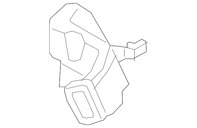 LR061092 Деталь OUTLET DUCT, RIGHT