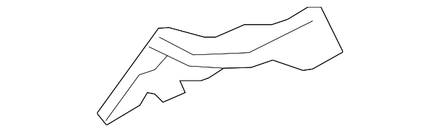 LR066210 Деталь OUTLET DUCT, LEFT