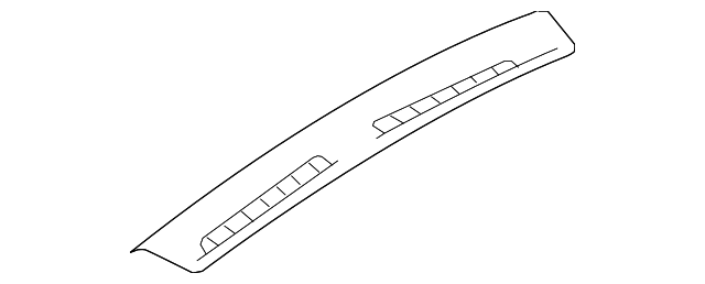 LR072474 Деталь DEFROSTER GRILLE
