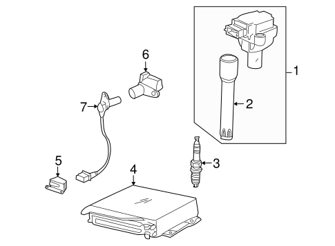 Ignition System for 2008 Porsche Boxster #0