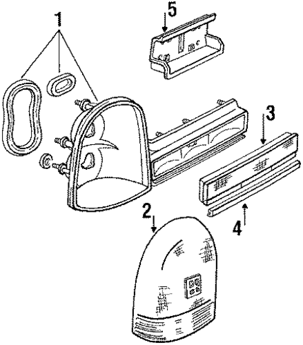Cutlass Supreme TAIL LAMPS