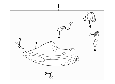 Combination Lamps for 2003 Infiniti I35 #0