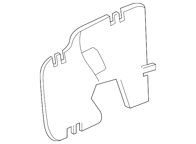 HJA2697DB Деталь SPLASH SHIELD, RIGHT