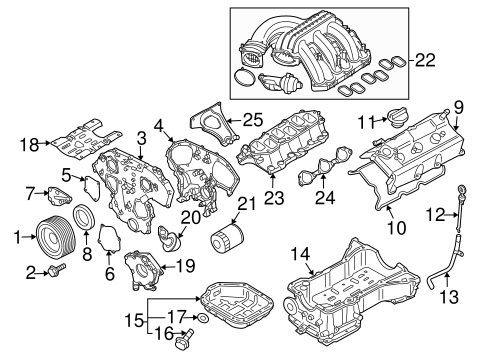 ENGINE PARTS for 2007 Nissan Frontier