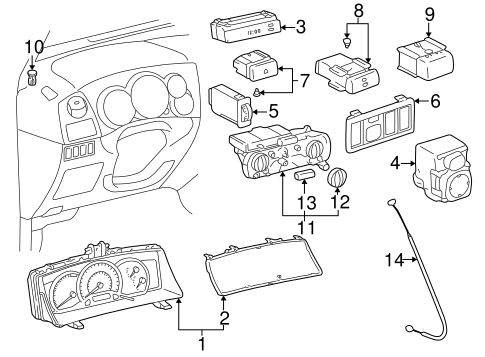 ELECTRICAL/SWITCHES for 2004 Toyota Corolla #4